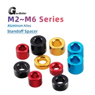 5pcs M2 M3 M4 M5 M6 Anodised Stand Off Collar Spacer Bush  Aluminium Round Standoff Spacer