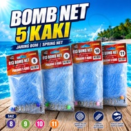 013 Bomb Net 5 Kaki | Jaring Bom Ikan & Udang | Spring Net | Made in Thailand
