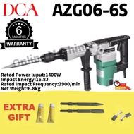 DCA AZG06-6S 1400W Electric Demolition Hammer Machine Concrete Breaker Hacker Mesin Pecah Batu Konkr
