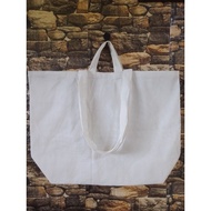 Canvas Grocery Bag 18x18x7 Double Strap with inside Pocket