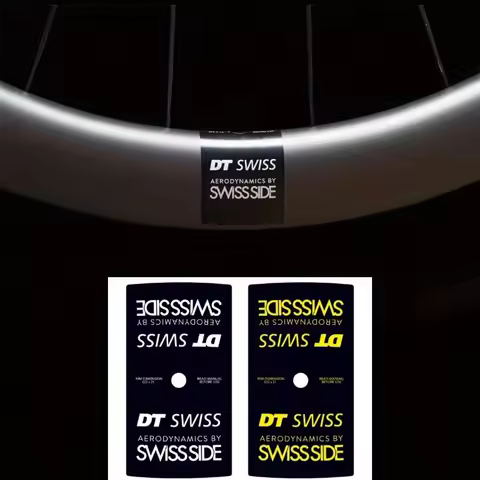 2PCS/SET "DT Swiss & Swiss Side Graphic Stickers, Great for Backpacks, Desktops, Phone Cases & Cycli