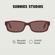 Sunnies Studios Gene (Rectangle Sunglasses Shades for Men and Women)
