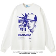 VEGA88 *Eminem* Oversized longsleeve t-shirt | Oversized t-shirt | White t-shirt | Vintage tee
