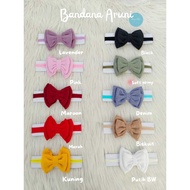 (ARUNI) RUBBER BONDU PANEL RIBBON BANDANA