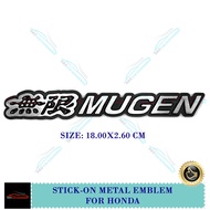 Mugen Emblem for Honda Stick-on (Black)