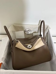 Hermes Lindy 26 大象灰銀