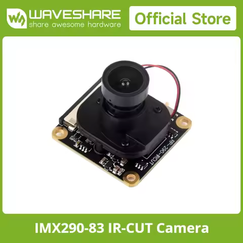 Waveshare IMX290-83 IR-CUT Camera, Starlight Camera Sensor, Fixed-Focus, 2MP, Supports Raspberry PI 