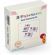 MoMo Nihongo Kanji Flashcards Series (JLPT N2 N3 N4 N5 Levels)ㅤDirect From Japan
