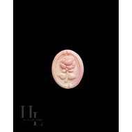 [DIY MATERIAL] Eternal Bloom Rose – Queen Conch Cameo