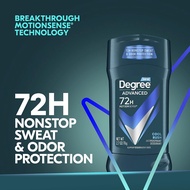 Degree Men Antiperspirant Deodorant 48-Hour Protection Cool Rush Deodorant for Men 2.7 oz