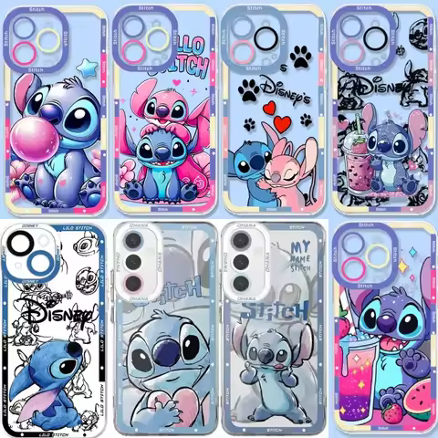 Cartoon Stitch Disney Casing For OPPO A6X A6 A5X A5 Pro Reno 15F 15 14F 5G 14 13F 13 12F 12 Pro Plus