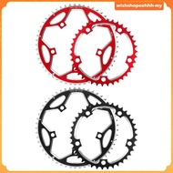 [WishshopeehhhMY] Road Bike Chainring, Round Chainring, Aluminum Alloy 130BCD 39-53T, for