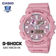 (รับประกัน 1 ปี) Casioนาฬิกาคาสิโอของแท้ G-SHOCK CMGประกันภัย 1 ปีรุ่นGAX-100CSA-4A นาฬิกาข้อมือผู้หญิง สายเรซิ่น