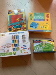 4款 board game Wall Game, Expression Puzzle, Stacking Tower, Football Game