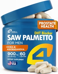 Improved Complex Saw Palmetto for Men & Health Supplements for Men - Advanced Formula Saw Palmetto E