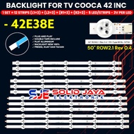 COOCAA 42 INCH LED TV BACKLIGHT 42E38E 42E38 BL 42 INC 5K 3V COCA KOKA 42E