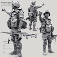 1/35 Resin model kits DIY figure Russian soldier self-assembled A-688