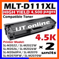 2x Compatible Toner 111L MLT-D111XL MLT-D111L MLTD111L MLT-D111S Samsung Pro Xpress SL M2020 M2070FW
