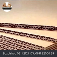 2400x1200 cm Double wall karton lembaran kardus ukuran triplek