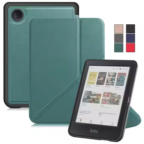 Auto Sleep/Wake Funda For Kobo Clara Colour / BW 6" Smart Case Multi-Angles Folded Stand PU Leather 