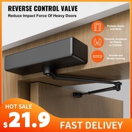 Door Accessories Quality BTO Main Door Auto Door Soft Closer with Slide Arm Stopper Black Color