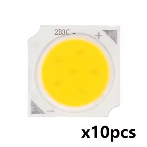 10pcs 3W/5W/7W/10W LED COB Light Beads LED Source Chip 13mm For LED Light Bulb Light Lamp Spotlight 