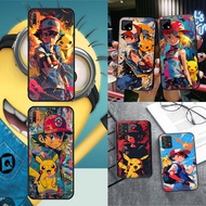 soft black Realme Q3 Q3i 5G V13 V11 V11S 9i 9 Pro 5G 9 Pro Plus 5G Pikachu1 phone case