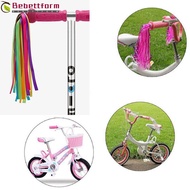BEBETTFORM 2pcs Streamers Tassel Outdoor Colorful  Bike Bicycle Decoration