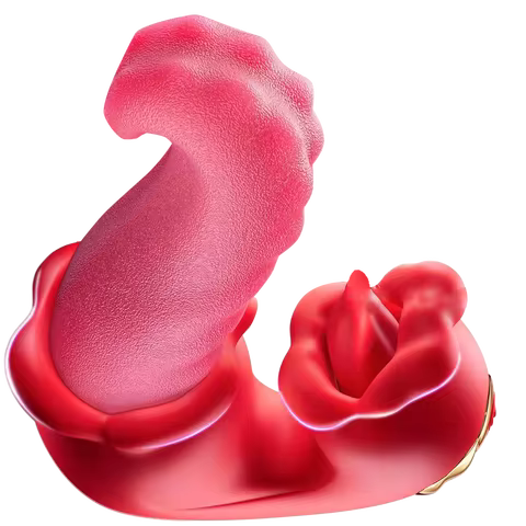 Women's Rotating Thrusting Tongue - Licking Vibrator - G - Spot & Clitoris Stimulator with Swing Mot