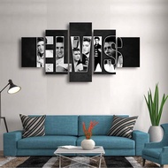 Elvis Presley 5 Pieces Modular Pictures HD Printed Canvas Jesus Painting Wall Art Frame Landscape Poster Living Room Decor