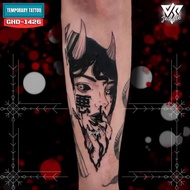 [GHD-1426] Geisha Temporary Tattoo