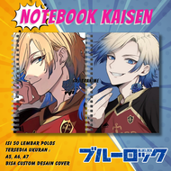 NOTE BOOK BLUE LOCK KAISER / NOTEBOOK BLUE LOCK KAISER / BUKU CATATAN BLUE LOCK KAISER / KAISER BLUE