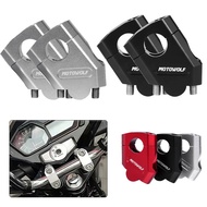 gS TRK502 Handlebar Height Riser Bar Clamp Mount For Benelli TRK520X TRK 502 502X BJ500 Leoncino 500