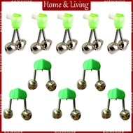 AOTO 10Pcs Fishing Rod Bites Alarm Fishing Bells Alarm for Night Fishing Fishing Rod Bells Fishing R