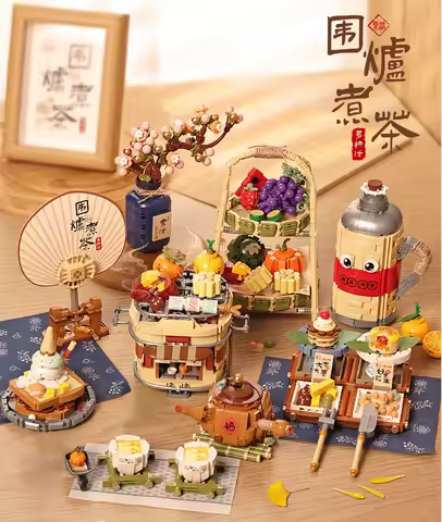 LOZ mini Blocks Building Bricks Toys Puzzle Gift Chinese Food Dim Sum Home Decorations 1388 1389 139