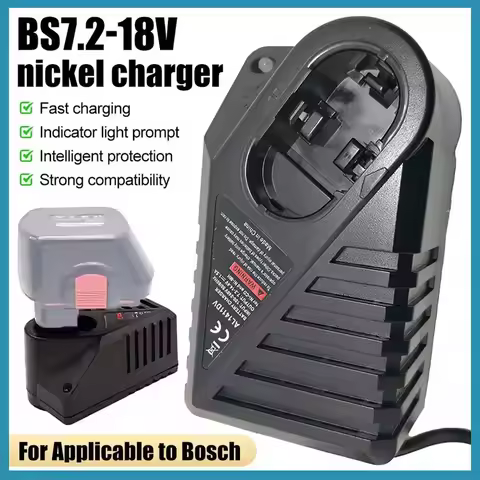 Charger For Bosch Ni-CD Ni-MH Battery Electrical Drill 7.2V 9.6V 12V 14.4V Battery GSR7.2 GSR9.6 GSR