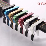 CLEOES Guitar Capo Aluminium Alloy Metal Metronome Guitar Key Guitar Accessories Ukulele Quick Change Clamp