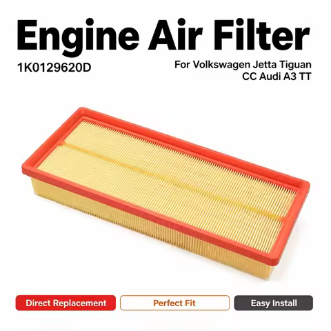 Car Engine Air Filter Element 1K0129620 1K0129620D For AUDI A3 A4 A5 A6 Q3 Q5 2015-2016 VW BEETLE CC