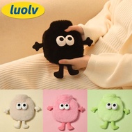 LUOLV Water Injection Hot Water Bottle, Winter Warm Belly Hot Water Bottle Bag, Cartoon Plush Cute Coal Ball Water Heating Pad Student