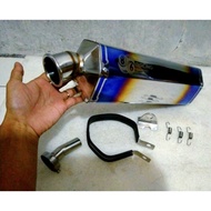 Racingknalpot Original 86 racing exhaust full stainless steel volumeBIG cap vapor inlet 50 mm univer