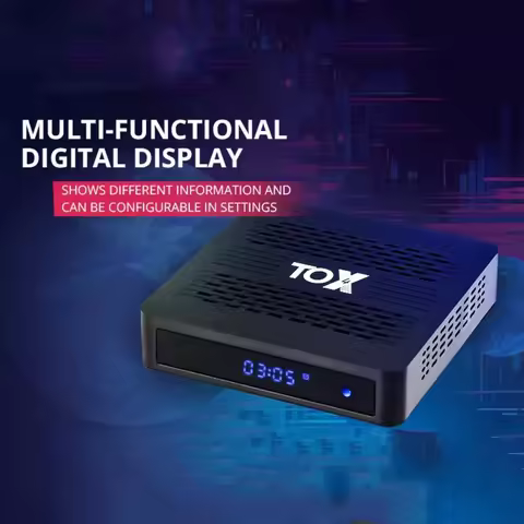 Ugoos TOX4 Smart TV Box RK3528 Android13 4GB 32GB Set Top Box Bluetooth5.0 AV1 1000M 2.4G 5.8G Dual 