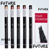 HL-FUTU 4 Point Eyebrow Pencil, Waterproof Long-Lasting Microblade Eyebrow Pen, Fashion Smudge-Proof