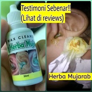 Ear Wax Cleanser Ubat Pencuci Telinga Daun Herba Mujarab 20ML Utk Tahi Telinga Keras, Berair & Berna