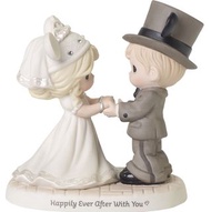 Precious Moments 陶瓷公仔 - 結婚 迪士尼showcase系列  米奇米妮Happily Ever After With You 2018年