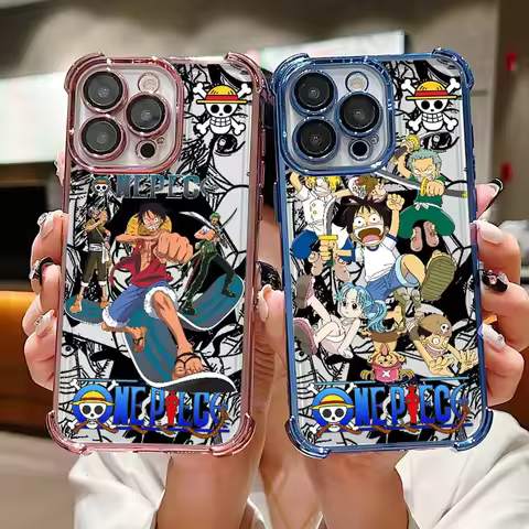 Anime OneS PieceS LuffyS Plating Phone Case For Huawei Honor X6d 600 x8d X7d Magic7 Play10 400 X9d X