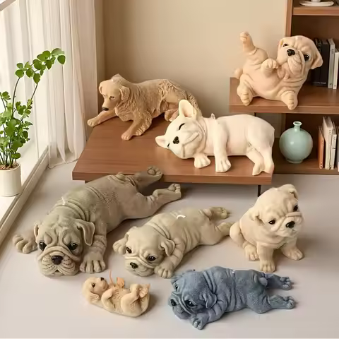 3D Little Duck Candle Silicone Molds Cartoon Animal Shape Gypsum Making Tool Ducklings Shape Handmad