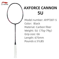 Li Ning AXFORCE CANNON Lightweight Offensive All Carbon Badminton Racket（100% Genuine）