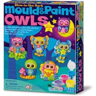 4M - Mould & Paint - Glow Owls (4M-04654)