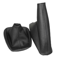 Car Leather Gear Shift Collar Handbrake Gaiter Boot Cover for BMW 3 Series E30 E34 E36 E46 M3 Z3 Int