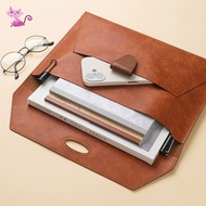A4 Leather Document Folder For Business Professionals Efficient A4 Document Organization With Zipper